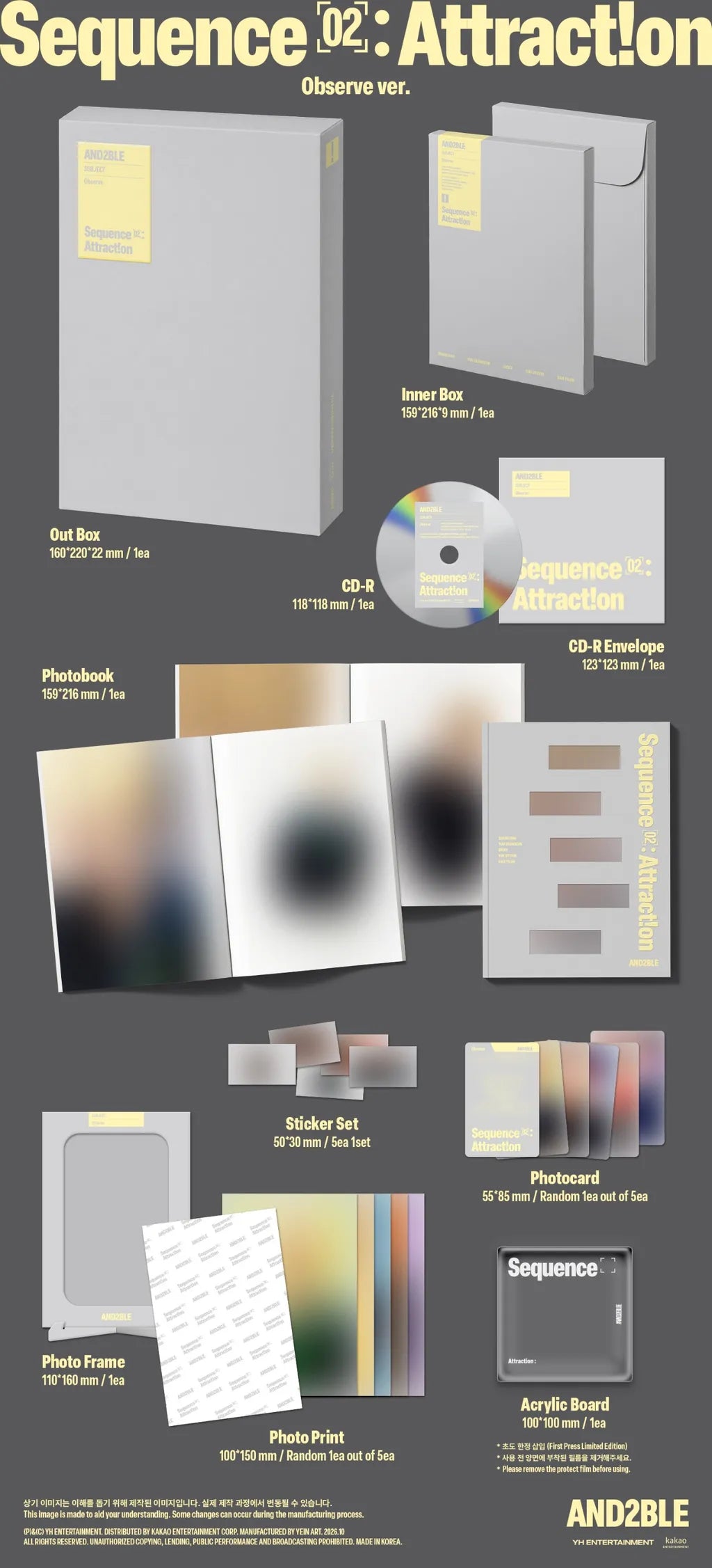 AND2BLE Sequence 02 Attraction Observe version contents