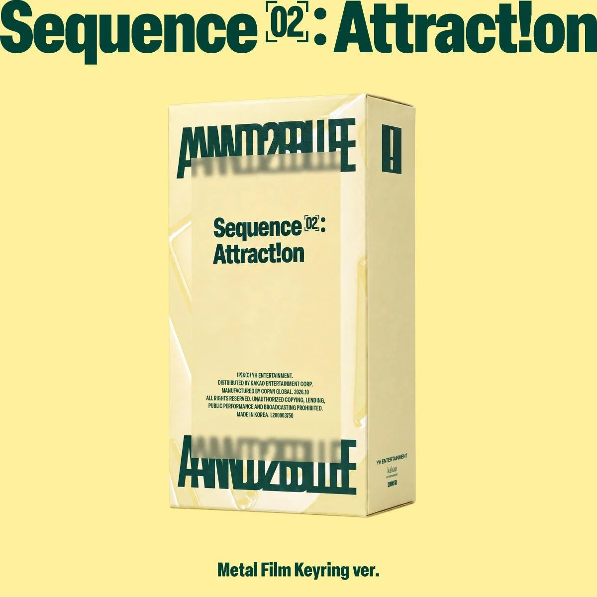 AND2BLE Sequence 02 Attraction Metal Film Keyring cover