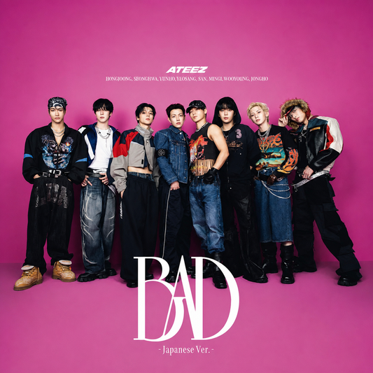 ATEEZ BAD Japanese Ver Limited Edition A square cover