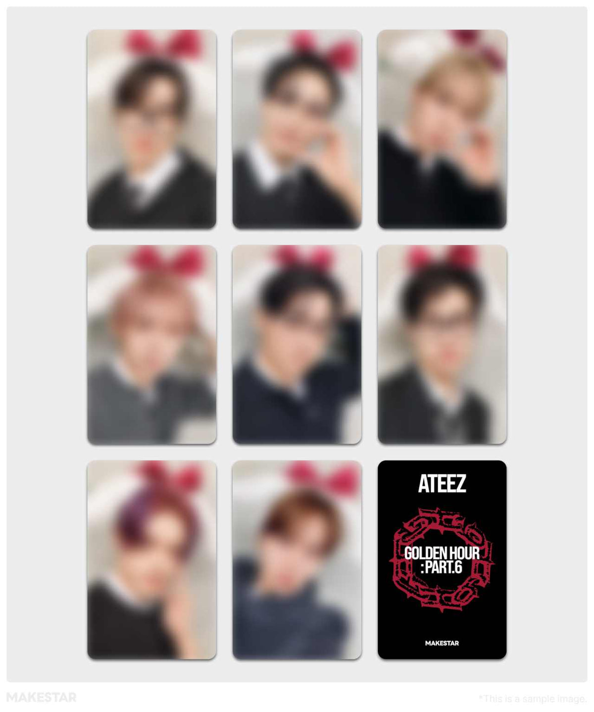 [PRE-ORDER] [MAKESTAR EXCLUSIVE] ATEEZ – 15th Mini Album [GOLDEN HOUR : Part.6] (POCAALBUM Ver.)