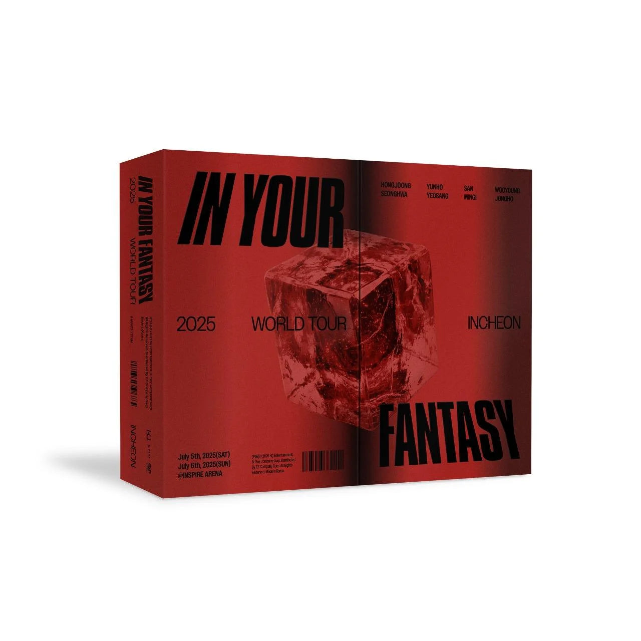ATEEZ 2025 World Tour In Your Fantasy In Incheon DVD