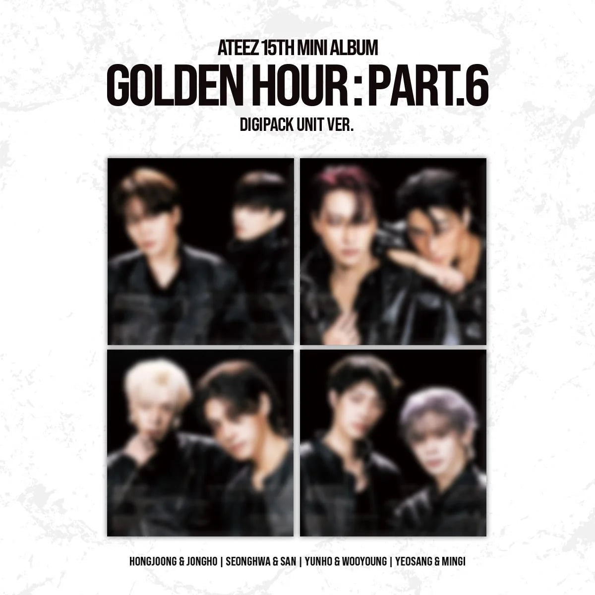 ATEEZ GOLDEN HOUR : Part.6 Digipack Unit covers