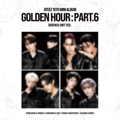 ATEEZ GOLDEN HOUR : Part.6 Digipack Unit covers