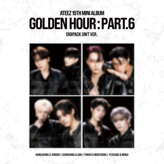ATEEZ GOLDEN HOUR : Part.6 Digipack Unit covers