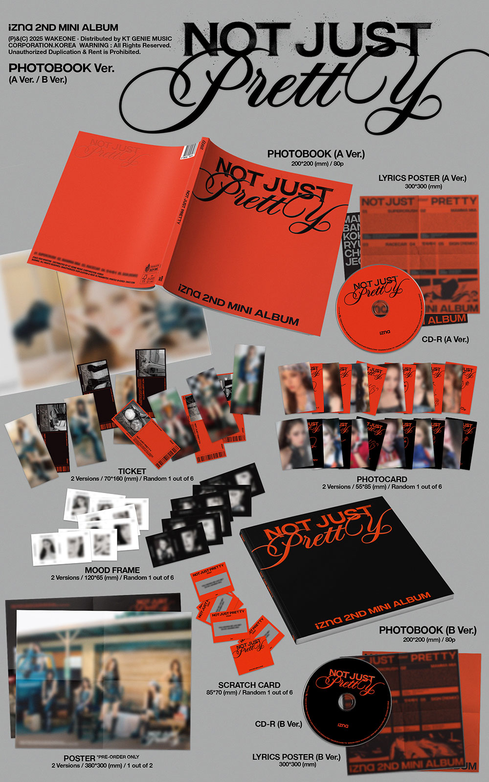 [PRE-ORDER] IZNA 2ND MINI ALBUM [NOT JUST PRETTY/PHOTOBOOK VER.]