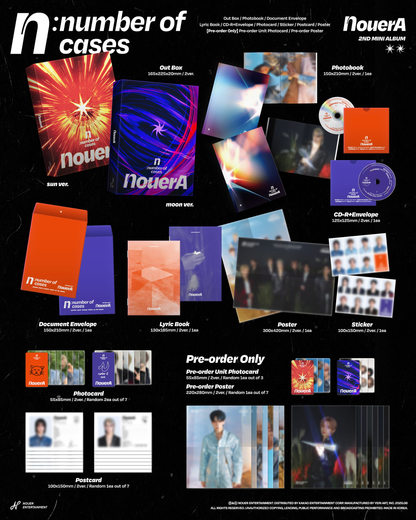 NOUERA 2ND MINI ALBUM [N: NUMBER OF CASES]