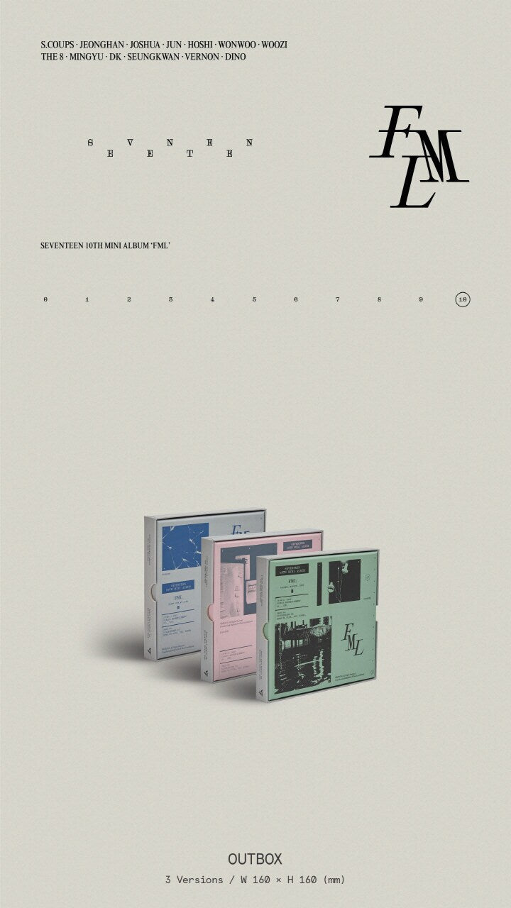 SEVENTEEN - 5th Album [HAPPY BURSTDA] (3 Versions) Set – K-Towns