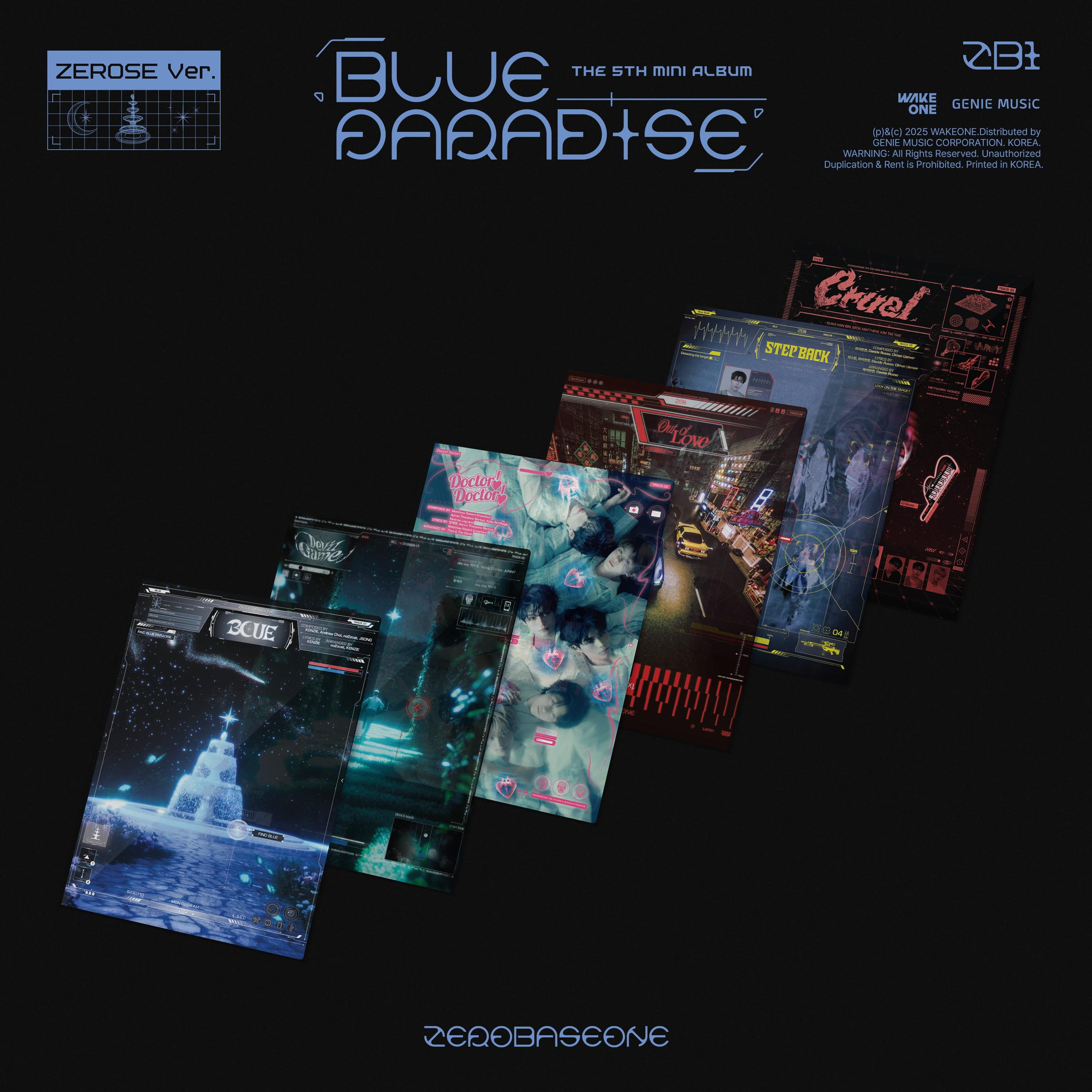 ZEROBASEONE THE 5TH MINI ALBUM [BLUE PARADISE/ZEROSE VER.] – Kawaii Alley