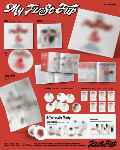 [PRE-ORDER] KICKFLIP 3RD MINI ALBUM [MY FIRST FLIP/CRUSH VER. (DIGIPACK)]