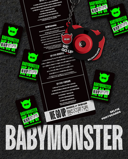 [PRE-ORDER] BABYMONSTER 2ND MINI ALBUM [WE GO UP/MINI BEAM KEYRING VER.]