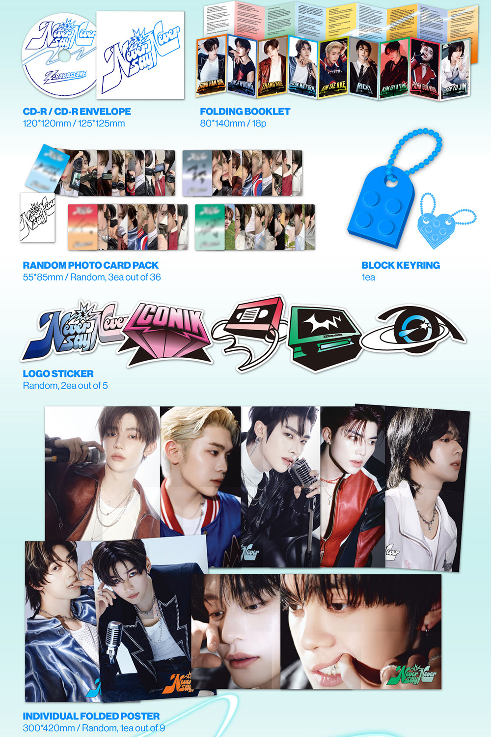 [MAKESTAR EXCLUSIVE] ZEROBASEONE 1ST FULL ALBUM [NEVER SAY NEVER/PHOTOBOOK VER.] product image