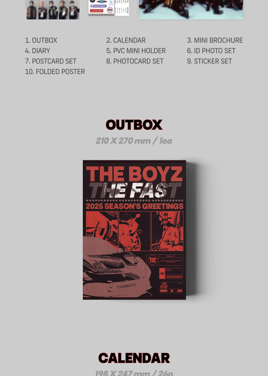 [PRE-ORDER] [MAKESTAR EXCLUSIVE] 2025 SEASON'S GREETINGS - THE BOYZ [THE FAST]