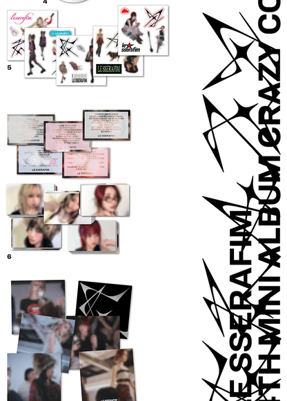 LE SSERAFIM 4TH MINI ALBUM [CRAZY/COMPACT VER]