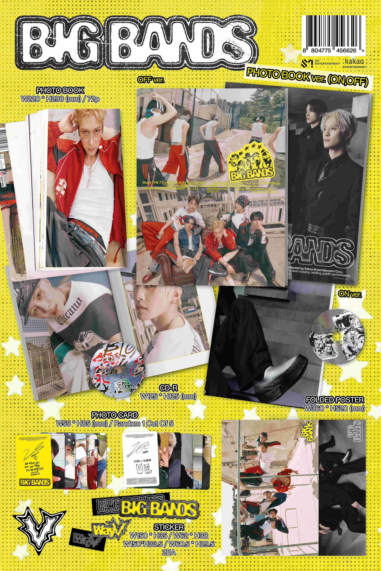 WAYV 7TH MINI ALBUM [BIG BANDS/PHOTO BOOK VER.]