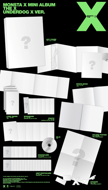 [PRE-ORDER] MONSTA X 13TH MINI ALBUM [THE X/STANDARD VER.]