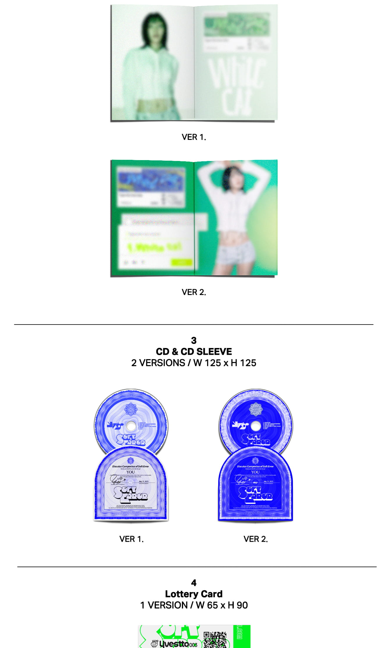 [PRE-ORDER] YVES 3RD EP ALBUM [SOFT ERROR]