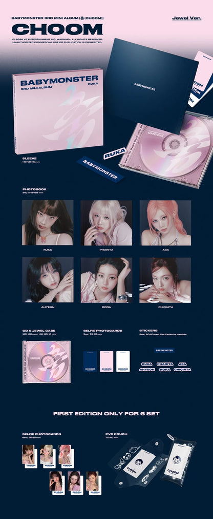 BABYMONSTER 3RD MINI ALBUM [CHOOM/Jewel Ver.]