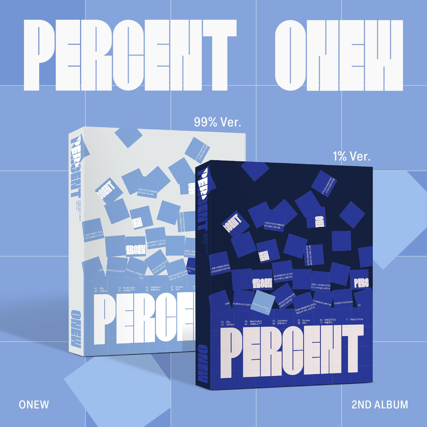 ONEW 2ND ALBUM [PERCENT/PHOTO BOOK VER.]