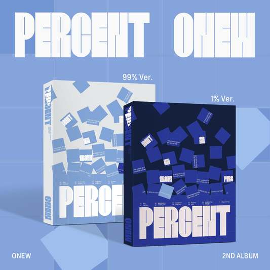 ONEW 2ND ALBUM [PERCENT/PHOTO BOOK VER.]