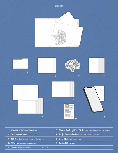 [PRE-ORDER] NMIXX 1ST FULL ALBUM [BLUE VALENTINE/PLATFORM ALBUM POCAALBUM VER.]