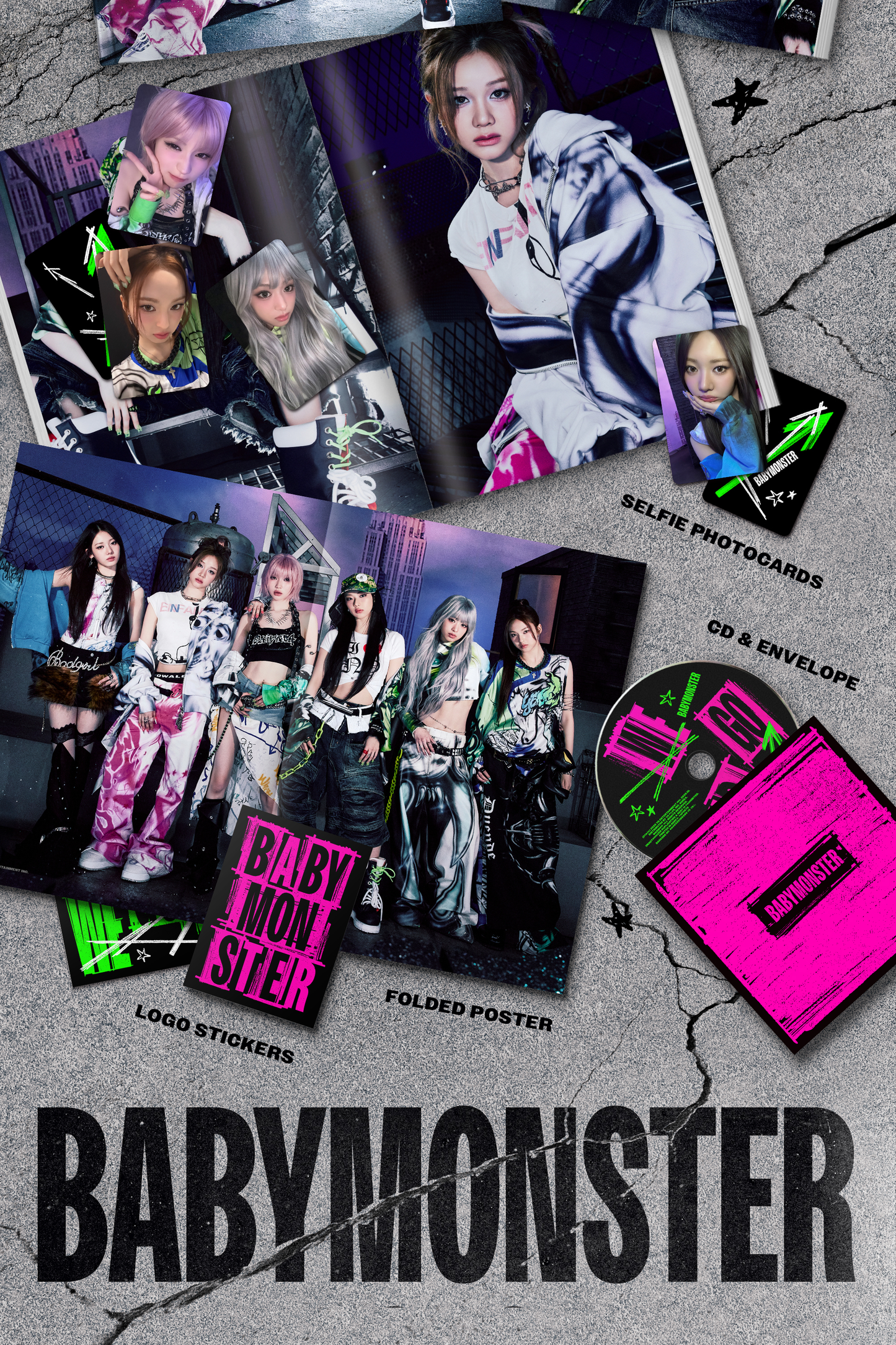 BABYMONSTER 2ND MINI ALBUM [WE GO UP/STANDARD VER.]