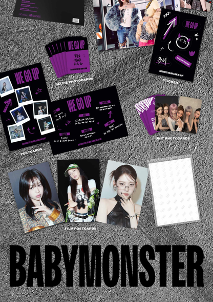 BABYMONSTER 2ND MINI ALBUM [WE GO UP/POSTCARD VER.]