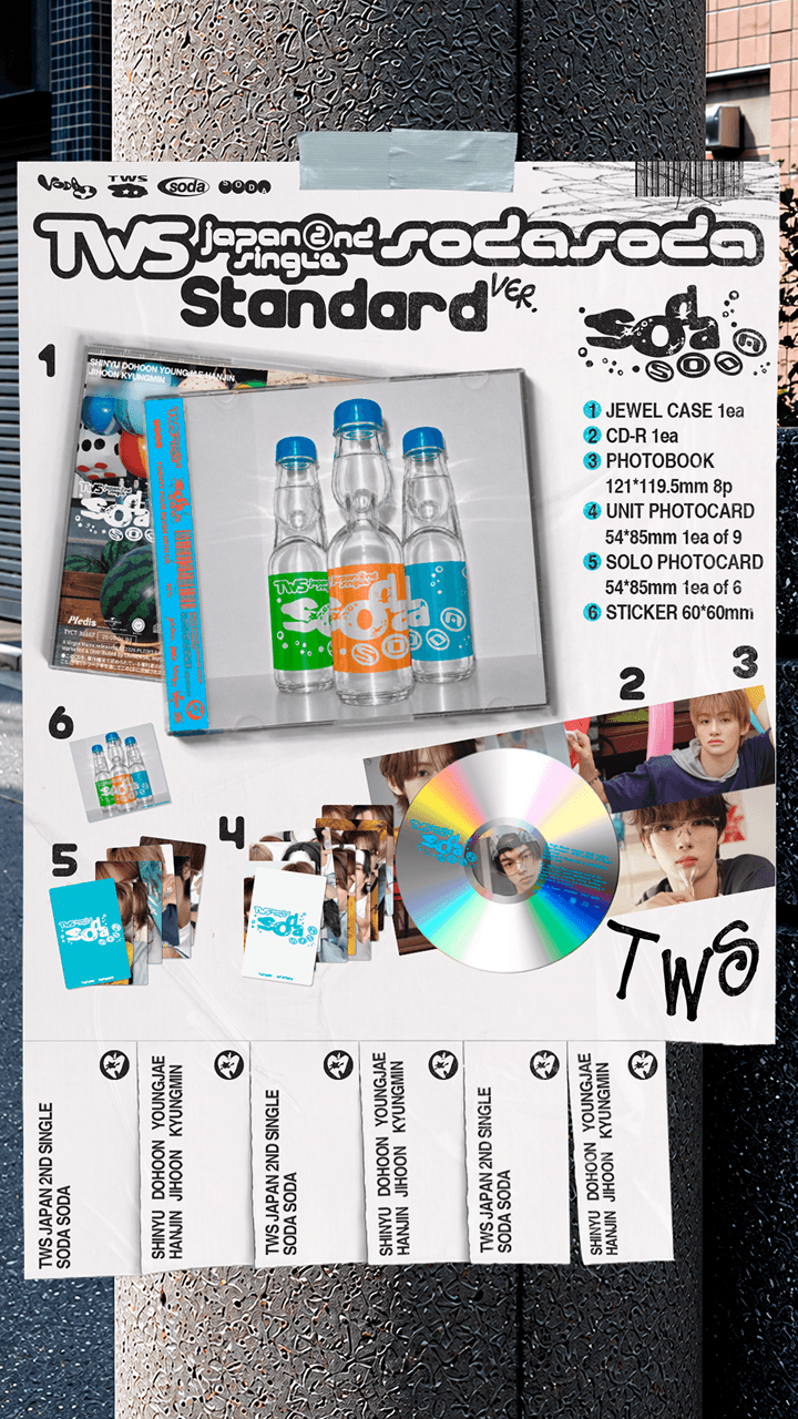 [PRE-ORDER] TWS 2ND JP SINGLE ALBUM [SODA SODA/Standard Ver.]