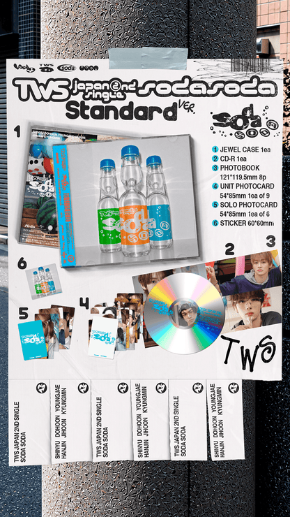 [PRE-ORDER] TWS 2ND JP SINGLE ALBUM [SODA SODA/Standard Ver.]