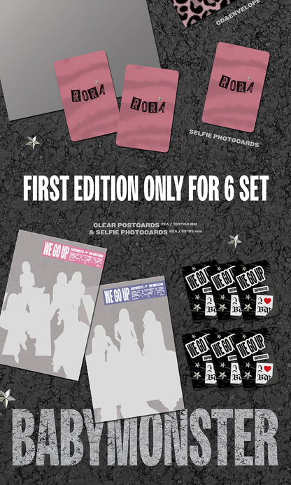 [PRE-ORDER] [MAKESTAR EXCLUSIVE] BABYMONSTER 2ND MINI ALBUM [WE GO UP/PATTERN VER.]