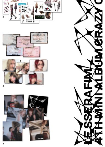 LE SSERAFIM 4TH MINI ALBUM [CRAZY/COMPACT VER]