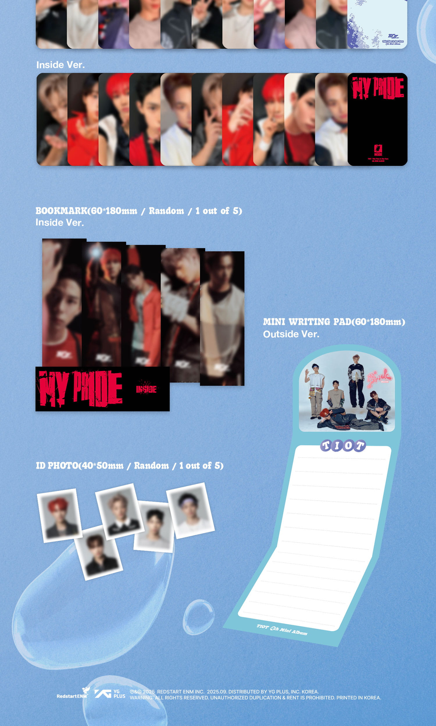 TIOT 4RD MINI ALBUM [MY PRIDE/PHOTOBOOK VER.]