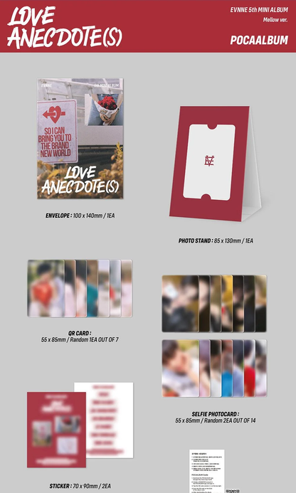 [MAKESTAR EXCLUSIVE] EVNNE 5TH MINI ALBUM [LOVE ANECDOTE(S)/POCA ALBUM VER.]