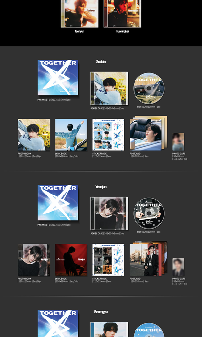 TOMORROW X TOGETHER TXT [THE STAR CHAPTER: TOGETHER/SOLO TRACK VER.]