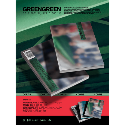 [MAKESTAR EXCLUSIVE] CORTIS The 2nd EP [GREENGREEN / Photobook Ver.]