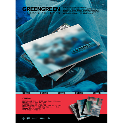 [MAKESTAR EXCLUSIVE] CORTIS The 2nd EP [GREENGREEN / Photobook Ver.]