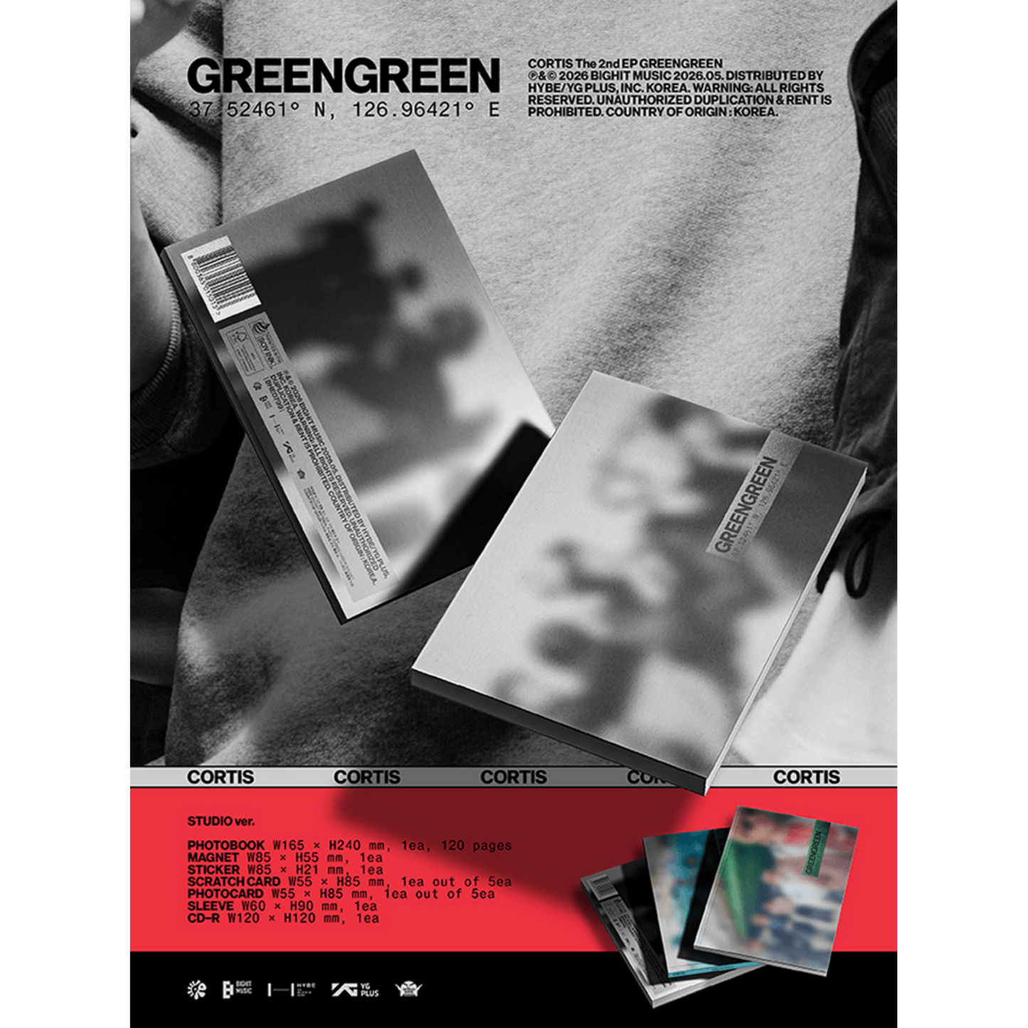 [MAKESTAR EXCLUSIVE] CORTIS The 2nd EP [GREENGREEN / Photobook Ver.]