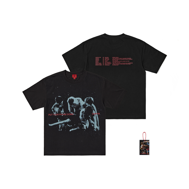 CORTIS TOUR Routing T-Shirt Black main product image