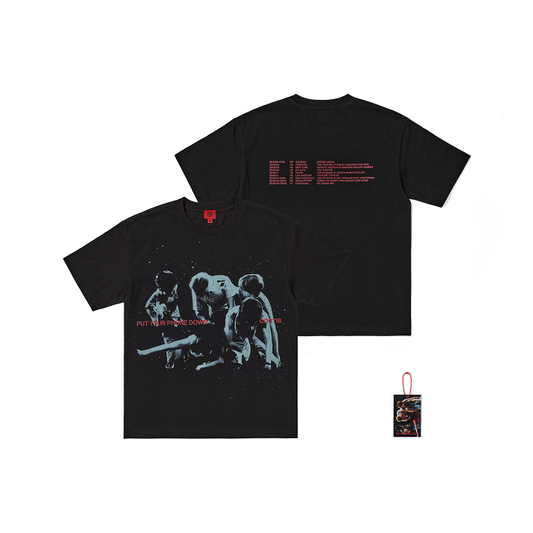 CORTIS TOUR Routing T-Shirt Black main product image