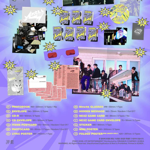 NEXZ 2nd Single Album [MMCHK / Standard Ver]