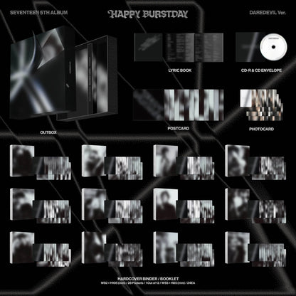 [PRE-ORDER] SEVENTEEN 5TH ALBUM [HAPPY BURSTDAY/DAREDEVIL Ver.]