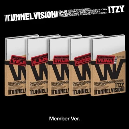 [PRE-ORDER] ITZY 11TH MINI ALBUM [TUNNEL VISION/MEMBER VER.]