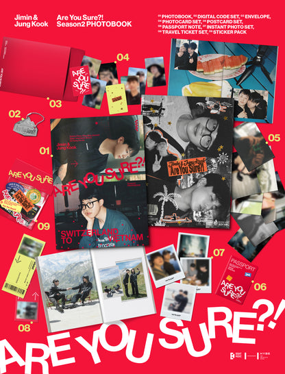 [PRE-ORDER] JIMIN x JUNGKOOK - [Are You Sure?! Season 2]