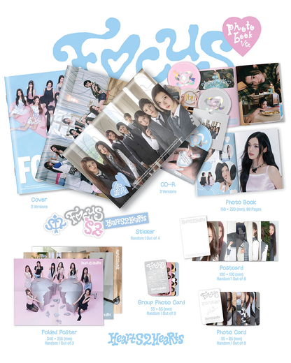 HEARTS2HEARTS 1ST MINI ALBUM [FOCUS/Photobook Ver.]