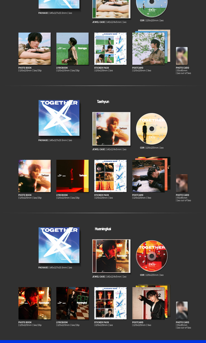 TOMORROW X TOGETHER TXT [THE STAR CHAPTER: TOGETHER/SOLO TRACK VER.]