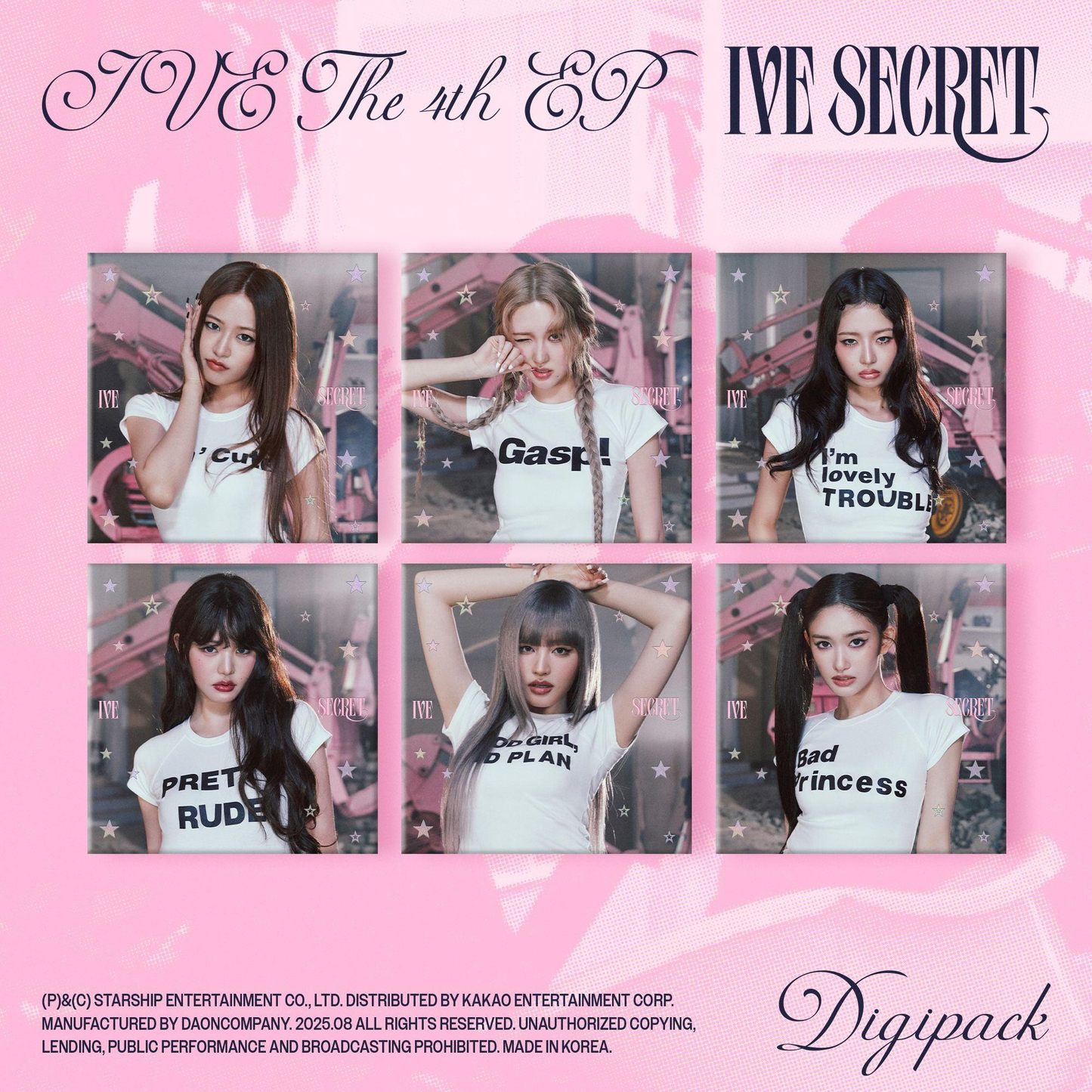 [PRE-ORDER] IVE THE 4TH EP ALBUM [IVE SECRET/DIGIPACK VER.]