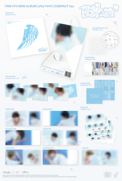 [PRE-ORDER] TWS 4TH MINI ALBUM [PLAY HARD/COMPACT TWS VER.]