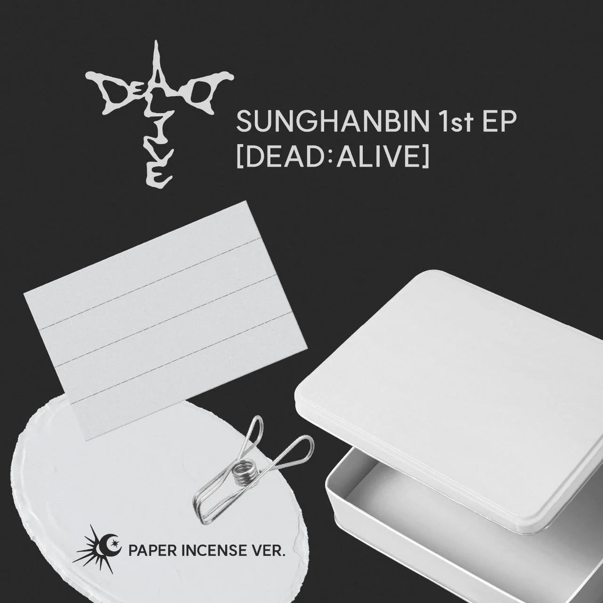 [PRE-ORDER] SUNGHANBIN 1st EP [DEAD:ALIVE] (Paper Incense Ver.)