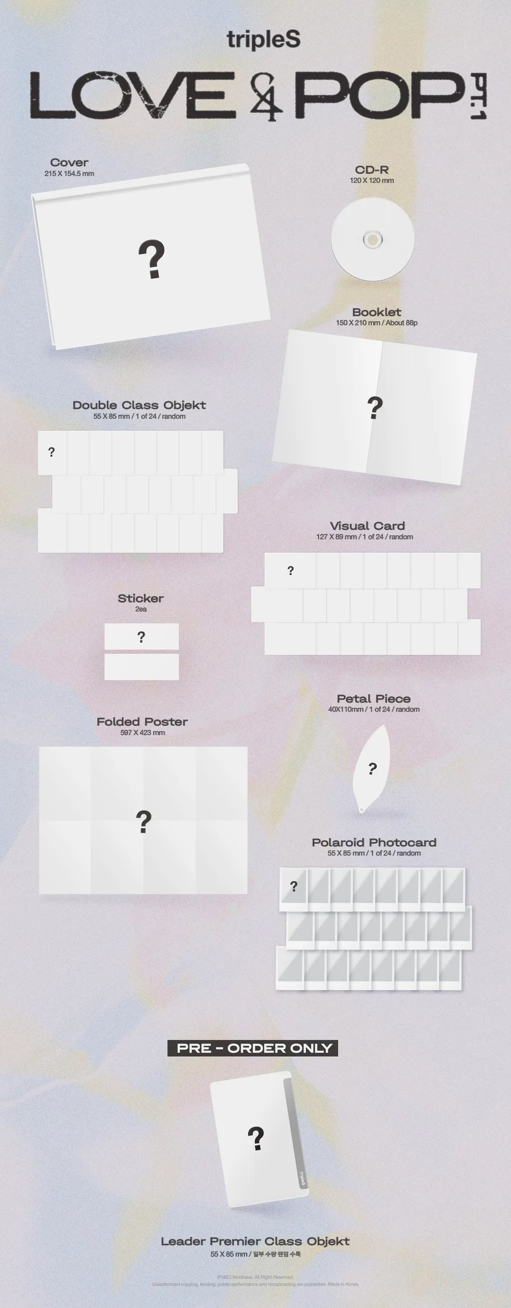 [PRE-ORDER] TRIPLES [<LOVE&POP>]