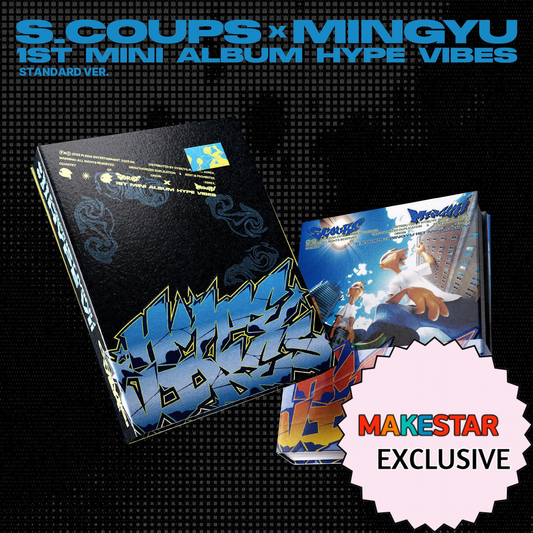 [PRE-ORDER] [MAKESTAR EXCLUSIVE] S.COUPSXMINGYU (SEVENTEEN) 1ST MINI ALBUM [HYPE VIBES/Standard VER.]