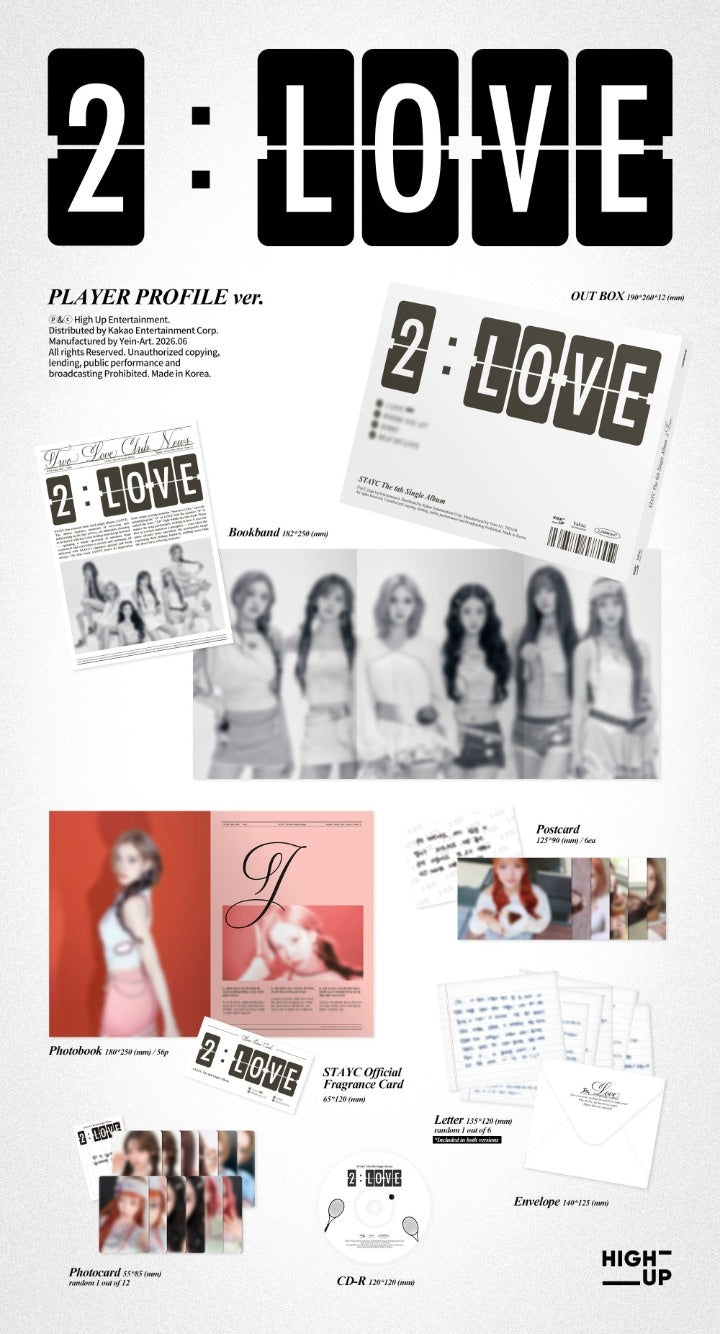 [PRE-ORDER] STAYC 6TH SINGLE ALBUM [2:LOVE]